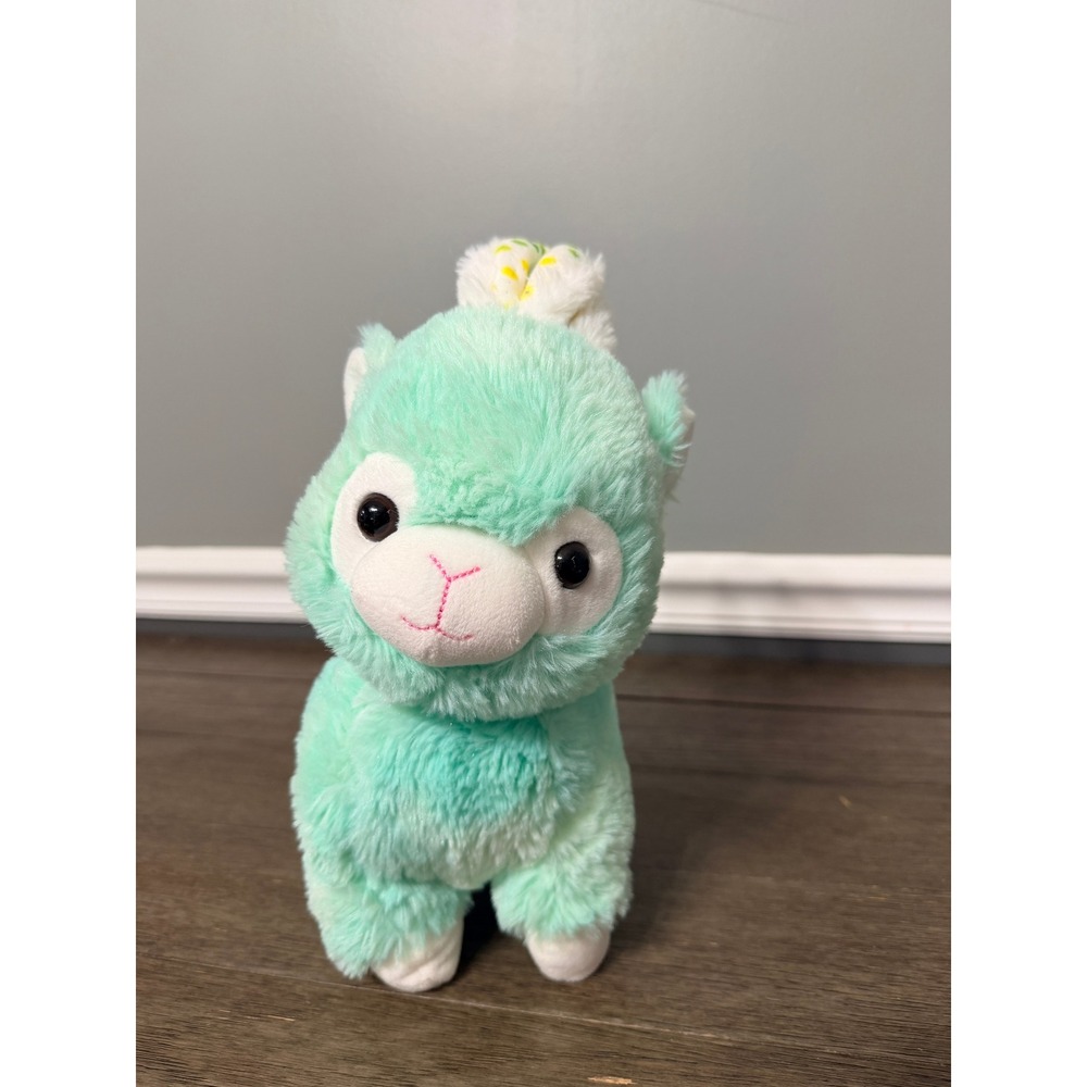 Hug‎ Fun Mint Green Alpaca with Easter Bunny Ears Plush